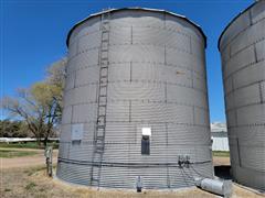 Bs&B 10,000 Bushel Grain Bin W/Drying Floor 