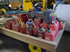 Large Quantity Of Gas Cans 