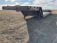 1996 Wilson D60TD Muv-All T/A Fixed Neck Lowboy W/Hyd Tail Section 