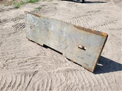 Skid Steer Plate 