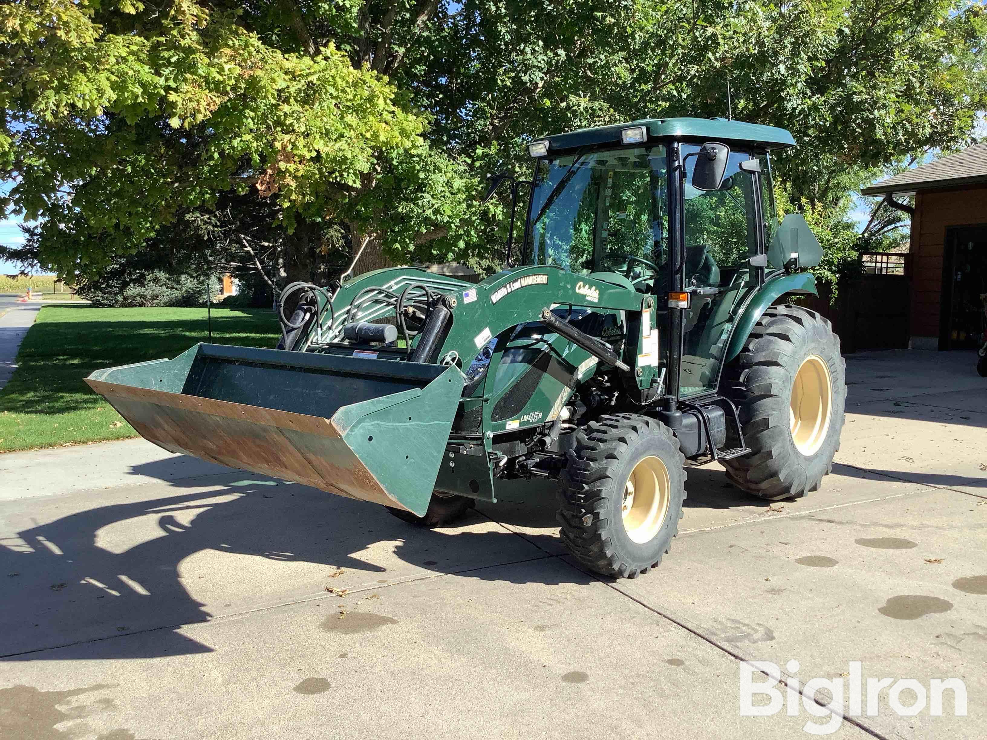 Cabelas LM45HC Compact Utility Tractor W/Cab & Loader 