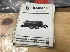 Balzer 4200 Owner's Manuals 