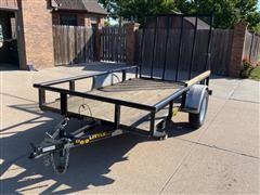 2018 Doolittle 6610 S/A Flatbed Utility Trailer 