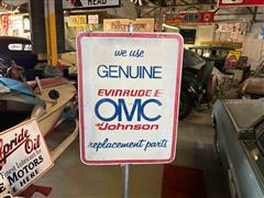 Evinrude Johnson Sign 