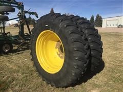 Firestone 20.8R42 All Traction 23° Tires And Rims 