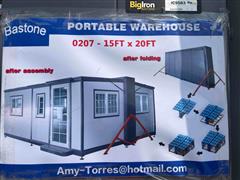 2023 Bastone 0207 15'x20' Portable Warehouse 