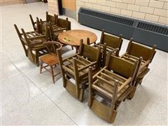 Wooden Tables And Chairs 