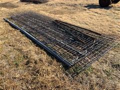 Wire Panels, Gate, And Posts 