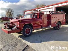 1973 Ford F700 S/A Pumper Truck 