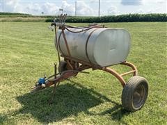 200 Gal Stainless Steel Pull-Type Sprayer 