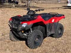 2021 Honda TRX420 FMI FT 4X4 Rancher ATV 