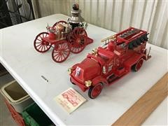 Fire Engine/Truck Whiskey Decanters 