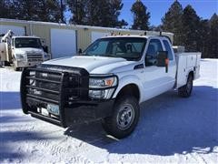 2014 Ford F350 4x4 Extended Cab Utility Pickup 