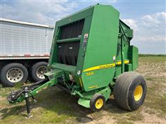 2009 John Deere 568 MegaWide Plus Round Baler 