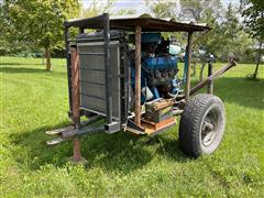 Ford 460 Natural Gas Power Unit On Cart 