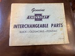 Chevrolet Interchangeable Parts Book 