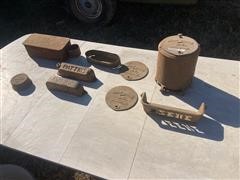 Stamped/Marked Implement Shields & Boxes 