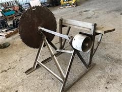 Belt Driven Swing Table Buzz Saw 