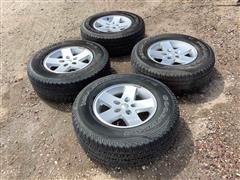 Goodyear 255/75R17 Wrangler Tires & Jeep Rims 