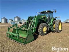 2009 John Deere 7730 MFWD Tractor W/Loader 