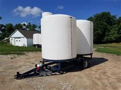 Schaben Portable Bulk Liquid Storage Tanks W/Pump 