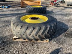 John Deere Firestone 18.4R38 Tires & Rims 