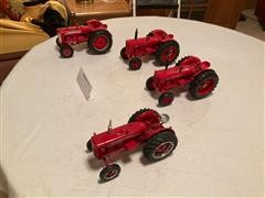 McCormick WD-9, McCormick Deering WD-6, And International 600 & 650 1/16th Scale Toy Tractors 