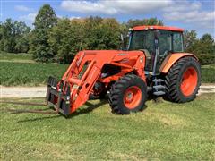 2009 Kubota M126X MFWD Tractor W/Loader 