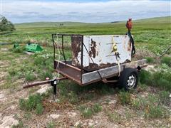 Shop Built 2-Wheel Trailer & Fuel Tank 