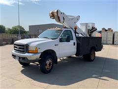 2000 Ford F550 Super Duty 39’ S/A Bucket Truck 