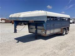 1993 Blair 18' T/A Livestock Trailer 