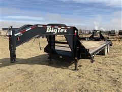 2018 Big Tex 22GN-20BK+5 T/A Gooseneck Trailer w/ Dove Tail 