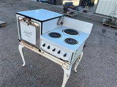 Antique Hot Point Range Stove & Oven 