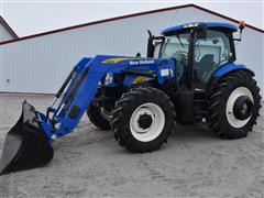 2010 New Holland T6030 MFWD Tractor W/Loader 