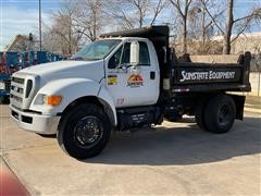 2011 Ford F750 S/A Dump Truck 