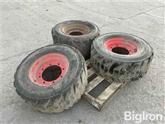 Bobcat 12-16.5 Heavy Duty Skid Steer Tires & Wheels 