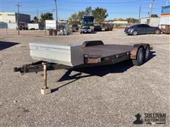 1998 Car Hauler T/A Flatbed Car Trailer 