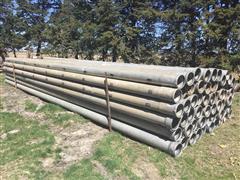 Gated 8” Aluminum Irrigation Pipe 