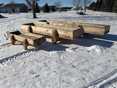 Wooden Feed Bunks 