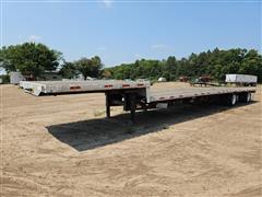 2012 Transcraft DTL-2100 T/A Spread Axle Drop Deck Trailer W/Scale 