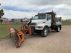 2007 Sterling Acterra S/A Dump Truck w/ Spreader And Snow Plow 