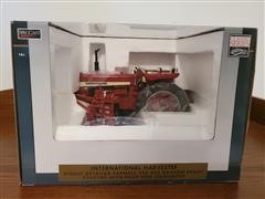 International Harvester Farmall 544 Gas Narrow Front Toy Tractor W/4-Row Cultivator 