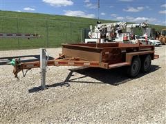 1994 Rice 12' T/A Utility Trailer 