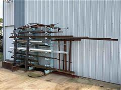 Steel Storage Racking W/Steel Stock 