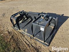 2024 JCT 6' Grapple Bucket Skid Steer Attachment 