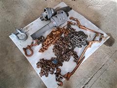 Chains, Clevis, And PTO Shaft 