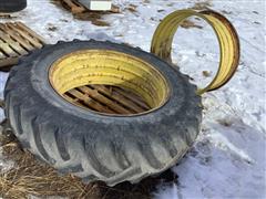 16x38” Rims With 16.9-38 Tire 