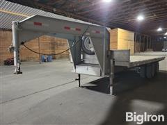 2012 S&W Welding T/A Gooseneck Flatbed Trailer 