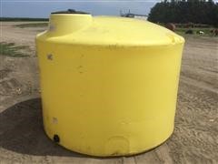 1500 Gallon Poly Vertical Storage Tank 