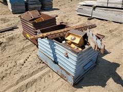 Steel Boxes W/Parts 